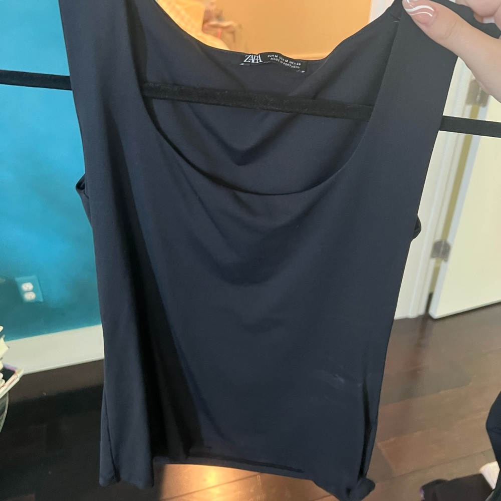 Zara black blouse